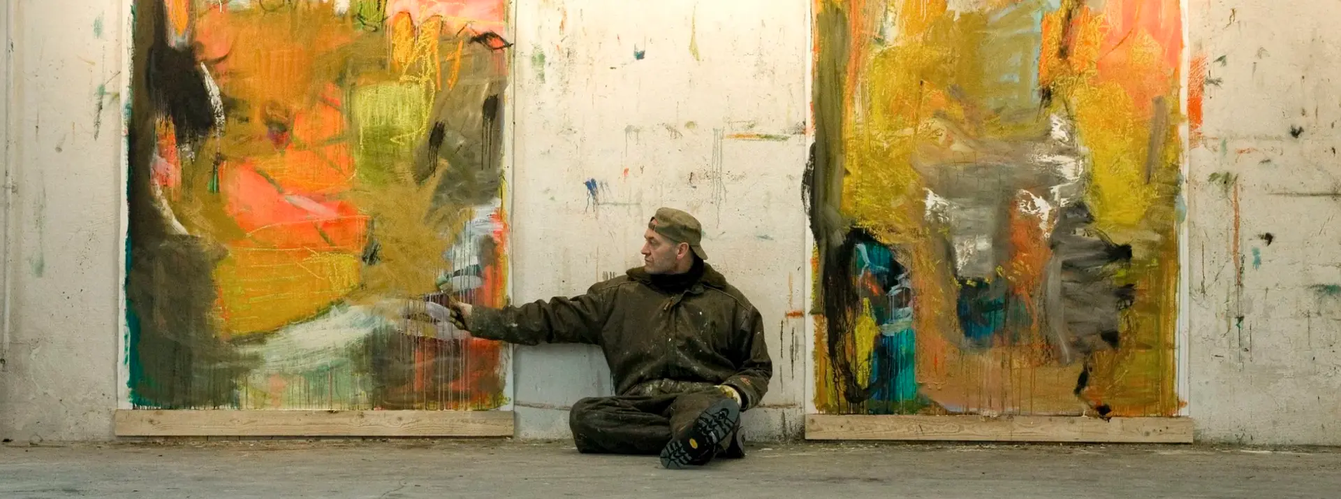 Kindt-Larsen in the studio